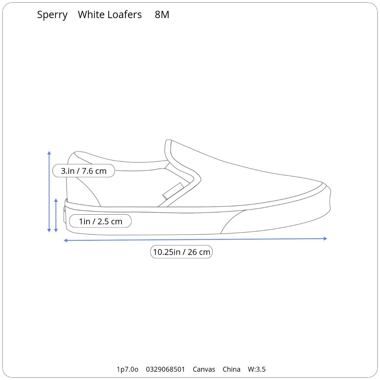 Women's White and Blue Loafers (4)