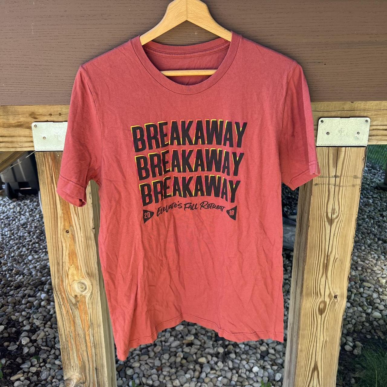 Breakaway Men's Orange and Black Shirt