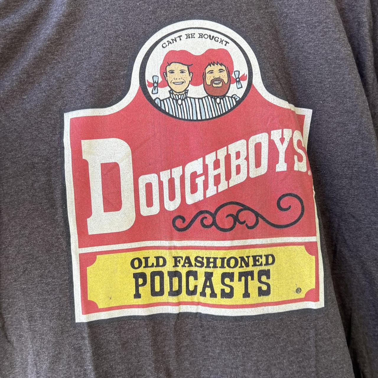 Doughnut Men's Grey and Red Shirt (2)
