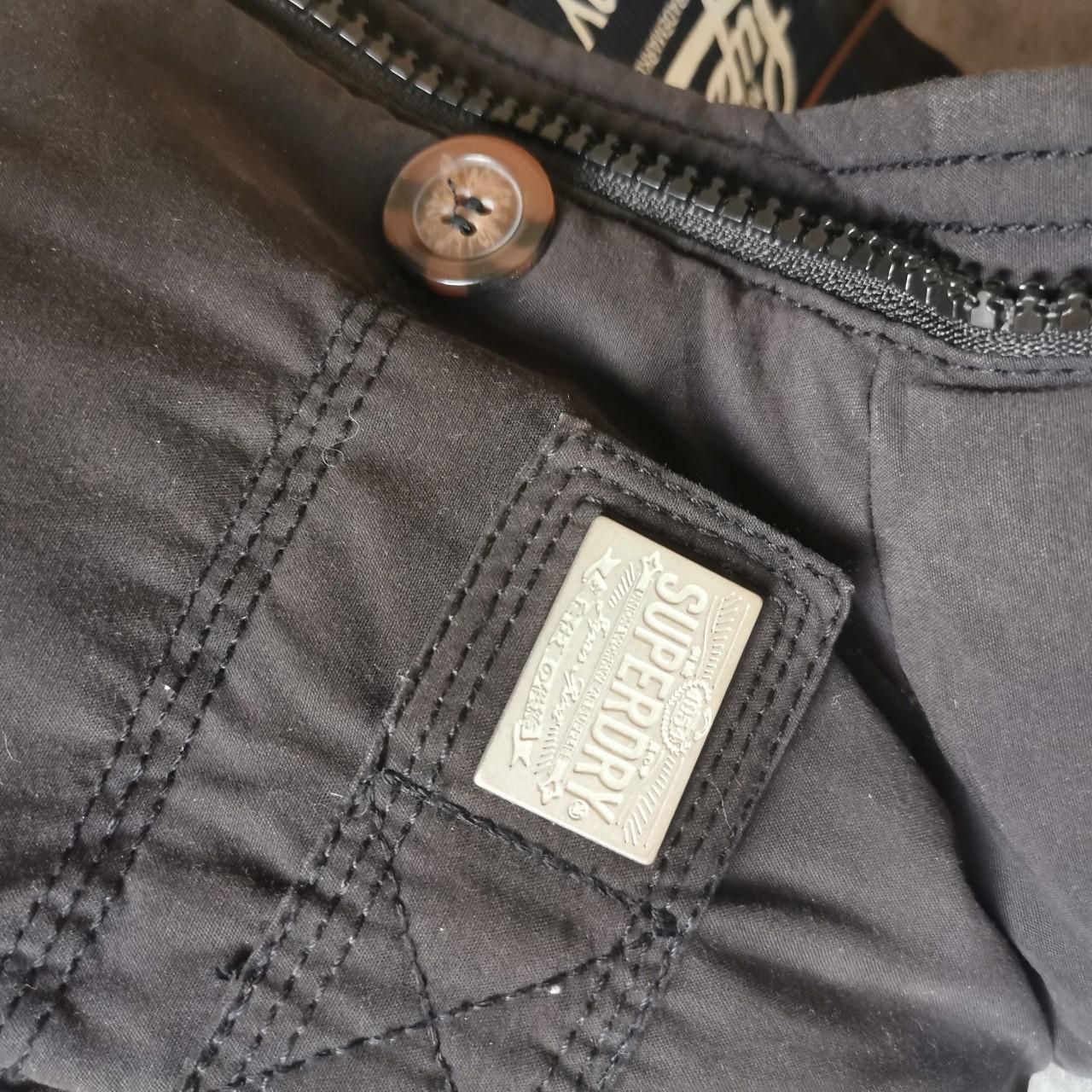 Black Superdry academy vest (gilet/body warmer) with... Depop