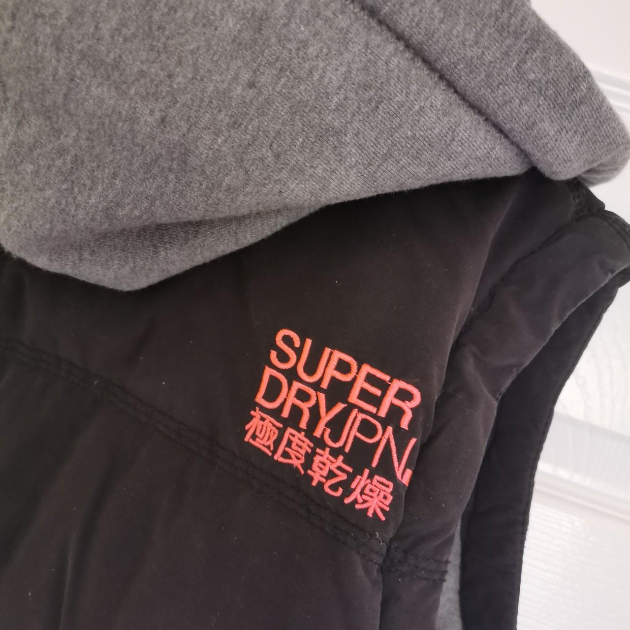 Black Superdry academy vest (gilet/body warmer) with... Depop