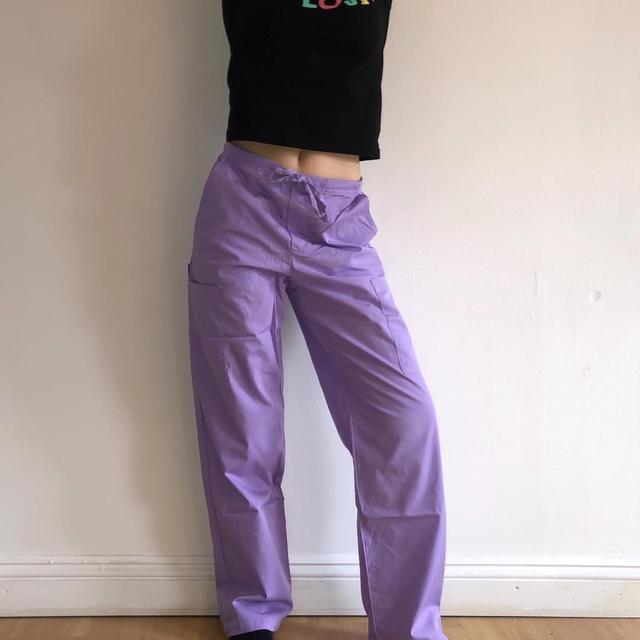 Dickies Pants! Light purple cargo-pants Dickies - Depop