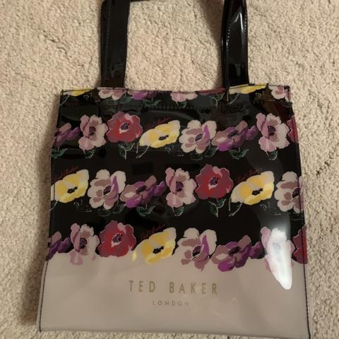 Ted baker black online plastic bag