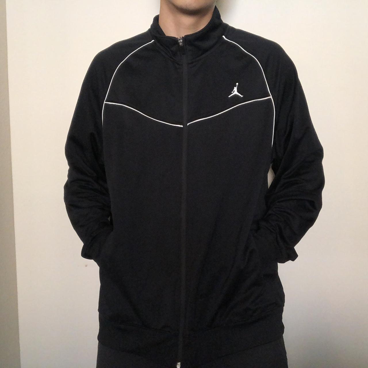 Jordan Track Jacket • Labeled a size XXL. Shown on a... Depop