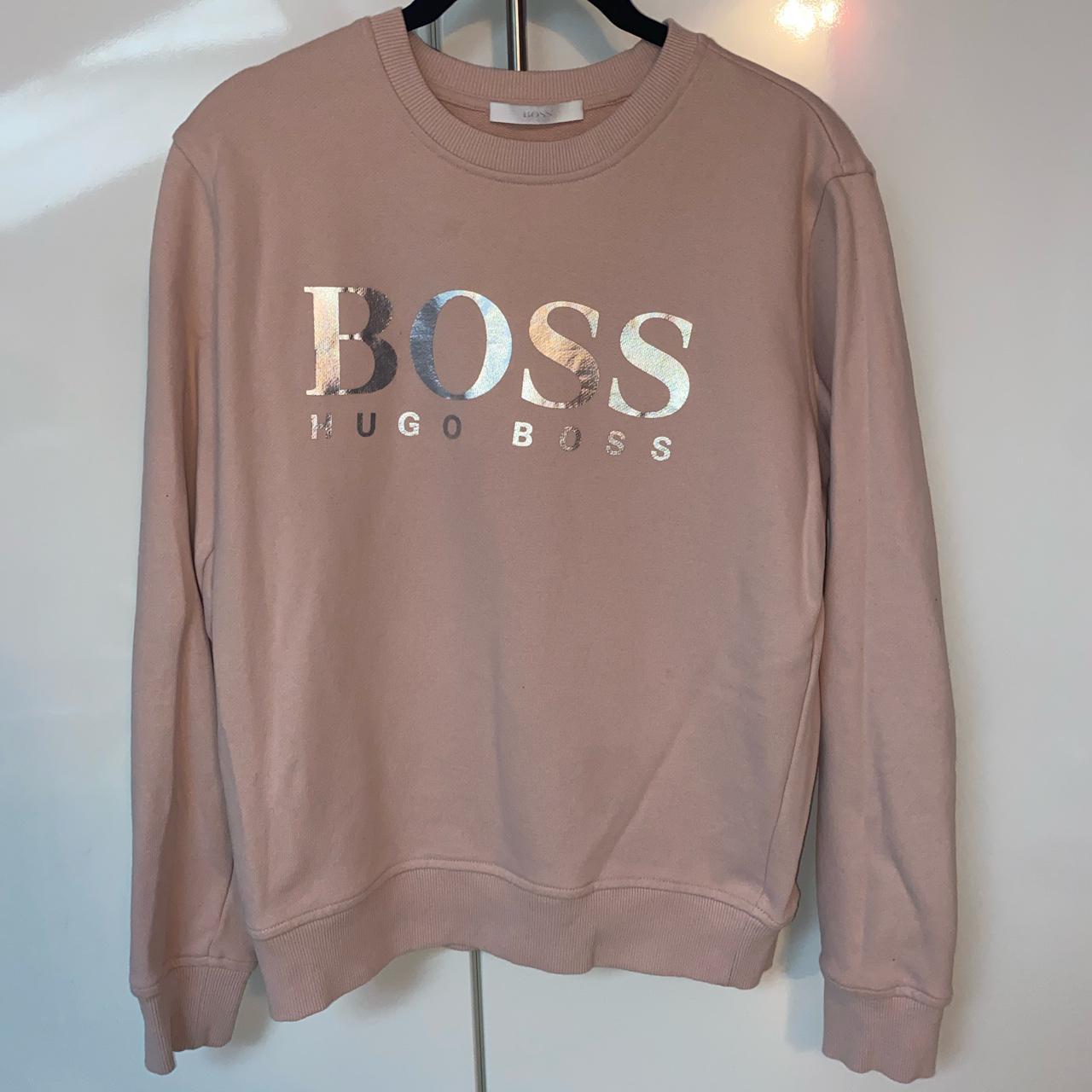 hugo boss pink jumper