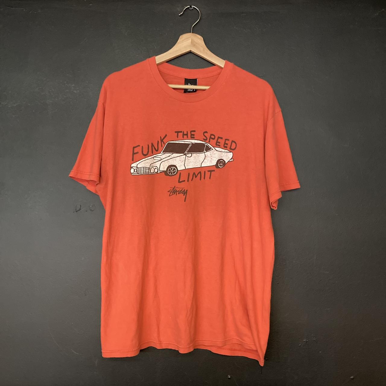 Rare Stussy David Shrigley Funk The Speed Limit Tee...