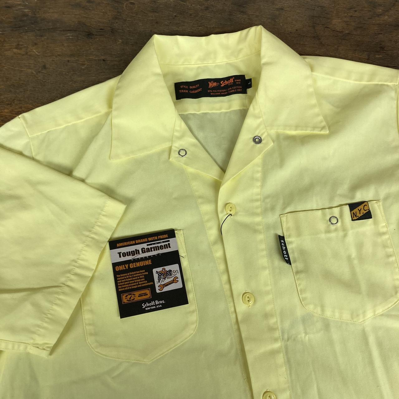 Schott Men's Yellow Shirt