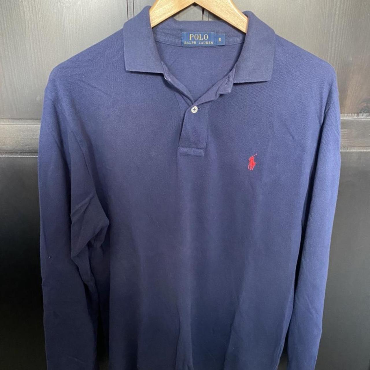 Polo Ralph Lauren Long Sleeve Polo Shirt Mens Small - Depop