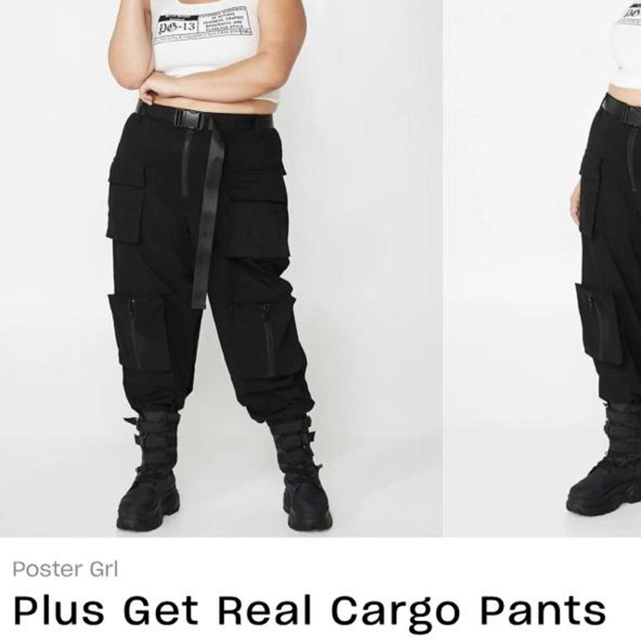 Get Real Cargo Pant from Poster Grl - XL completely - Depop