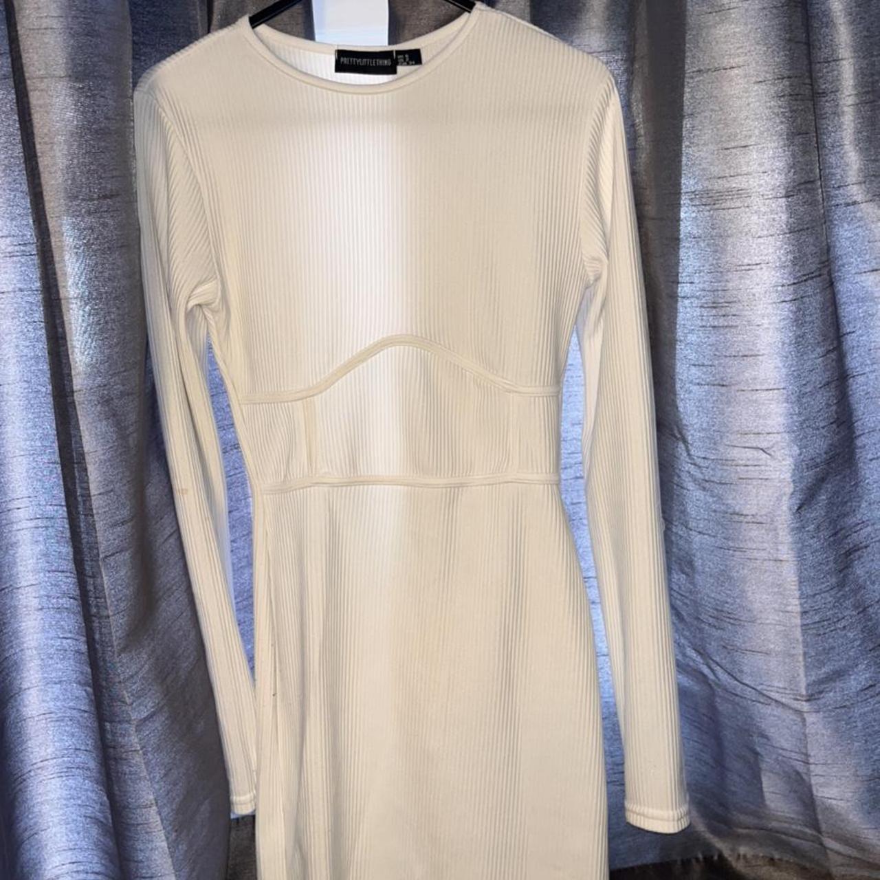 Pretty Little Thing White Dress Size 6 Only Worn Depop pretty-little-thing-white-dress-size-6-only-worn-depop