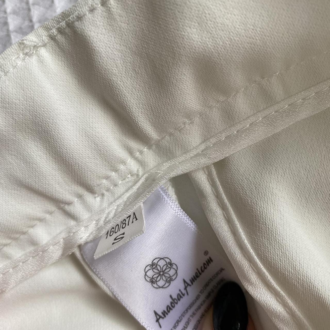 white/cream wide leg trousers brand new #trousers... - Depop