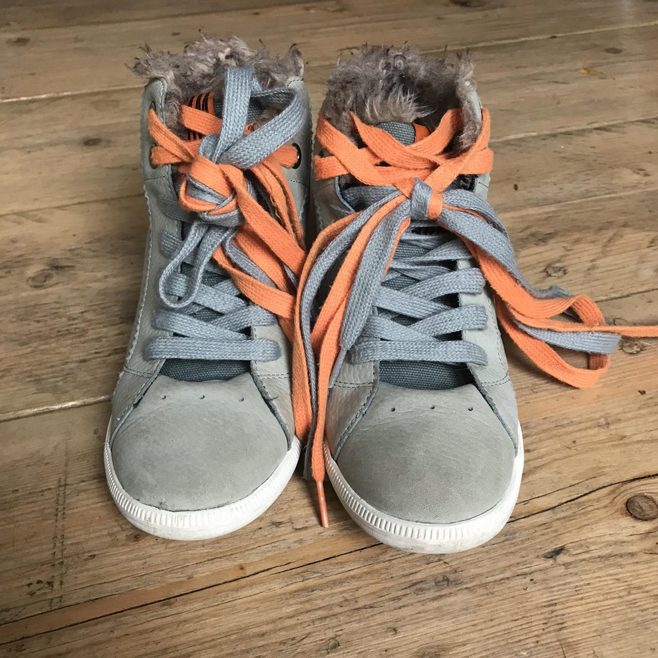 Super cute SUPERDRY wedges, worn but