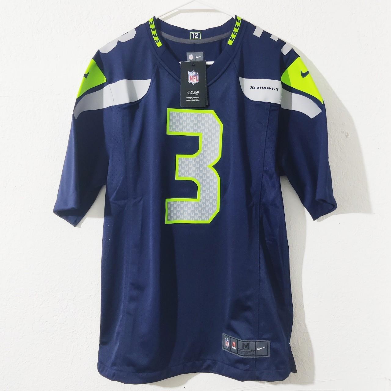 NIKE Seattle Seahawks Russell Wilson NFL Football - Depop