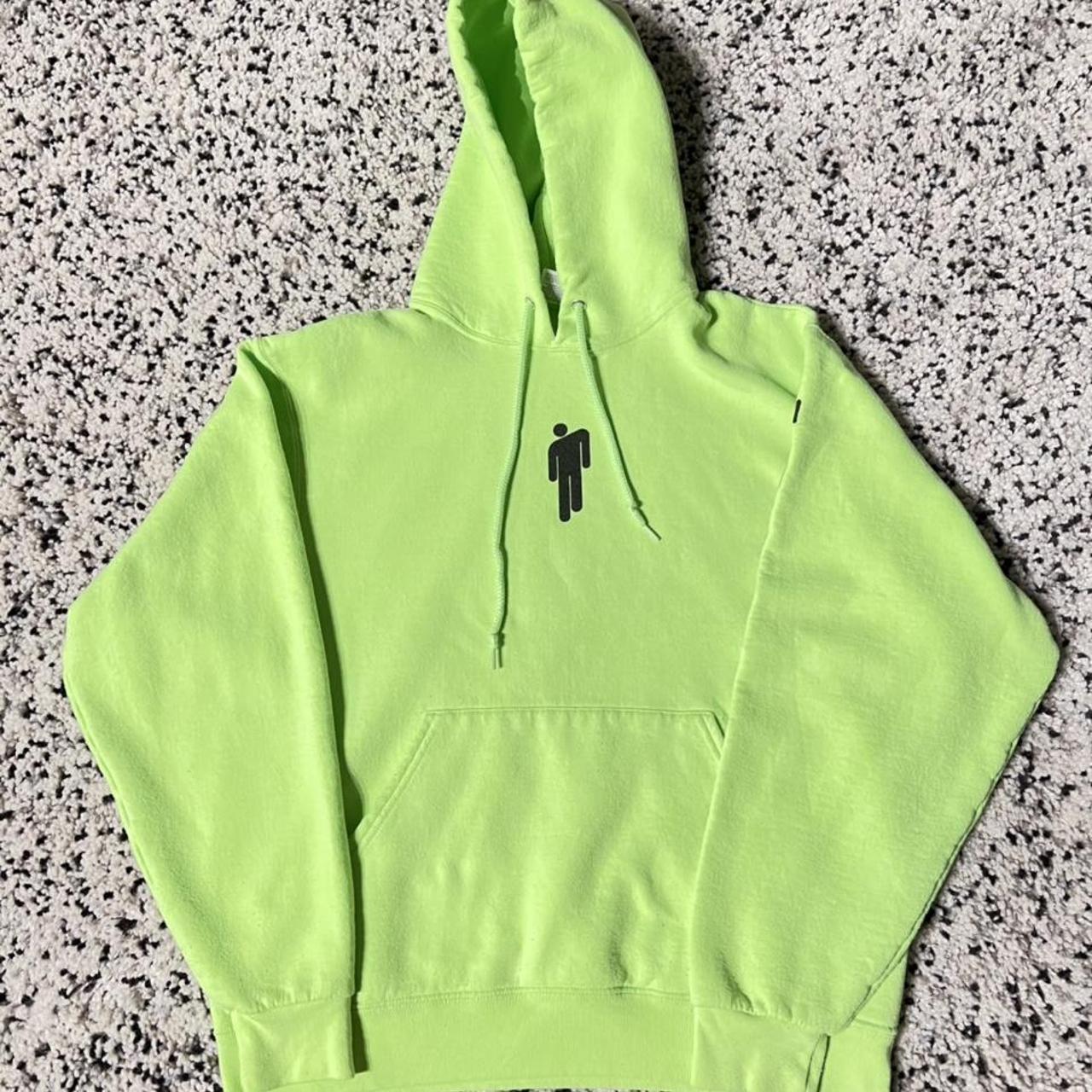 Women's Green and Yellow Hoodie | Depop