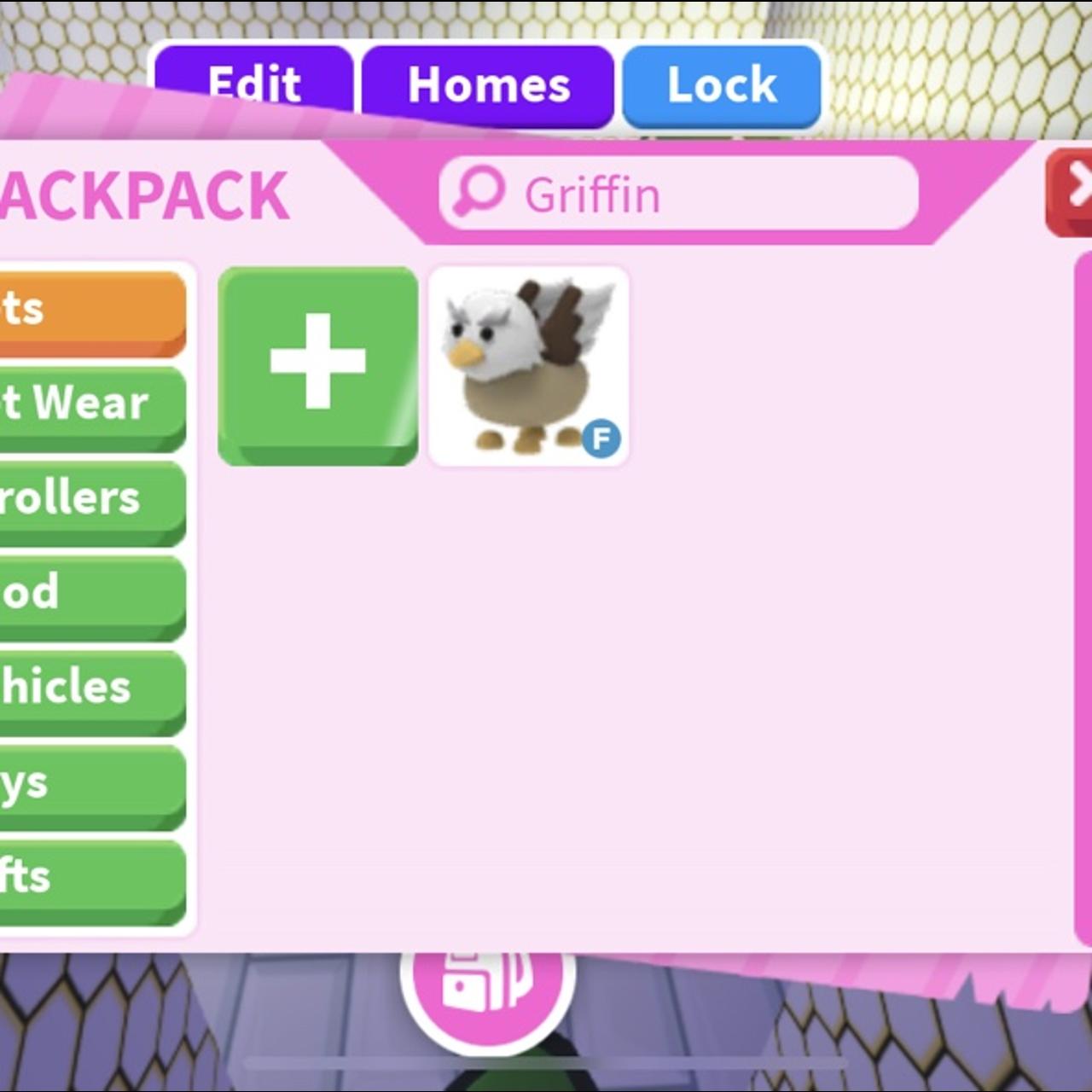 Griffin, Trade Roblox Adopt Me Items