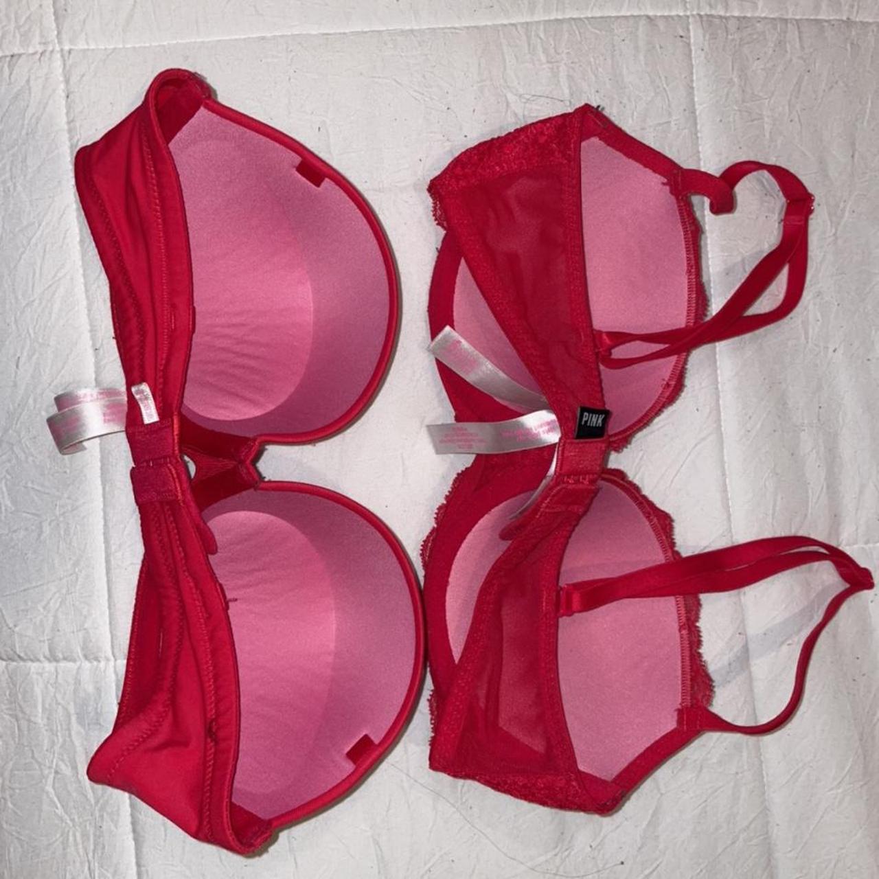 Victoria's secret biofit multi way bra 34D Red - Depop