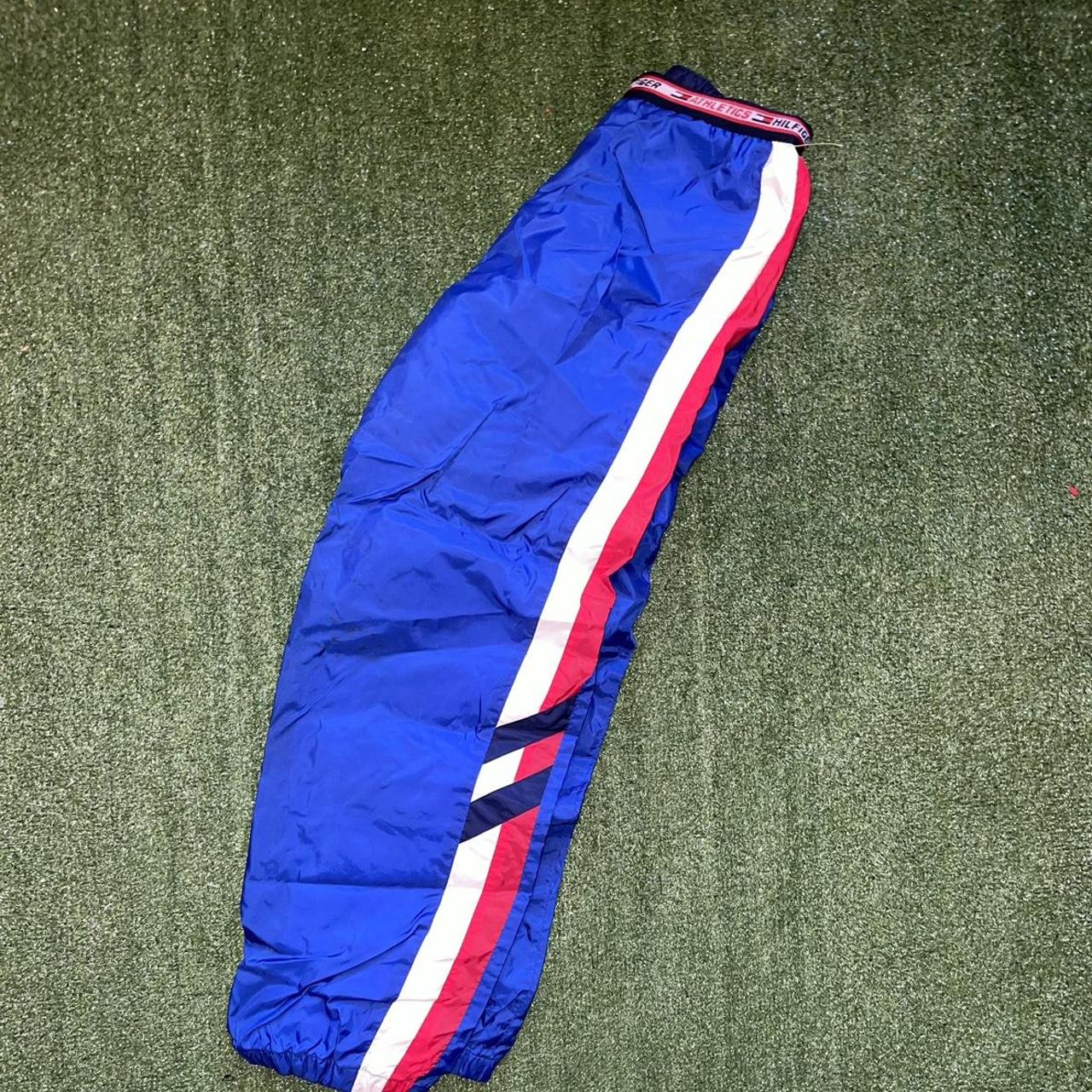Vintage Tommy Hilfiger Athletics cuffed track... Depop