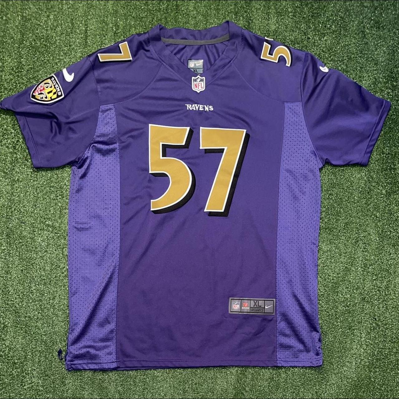 CJ Moseley Baltimore Ravens Nike jersey 25 in pit to - Depop