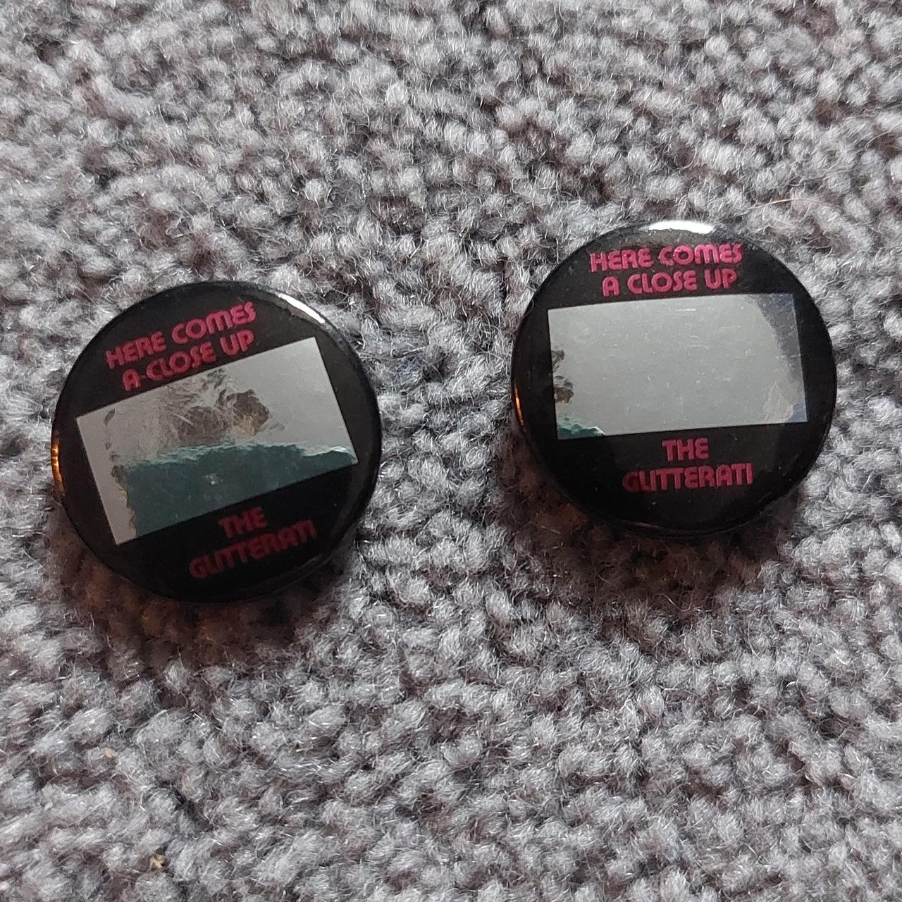 Vintage The Glitterati Here Comes A Close Up pin... Depop