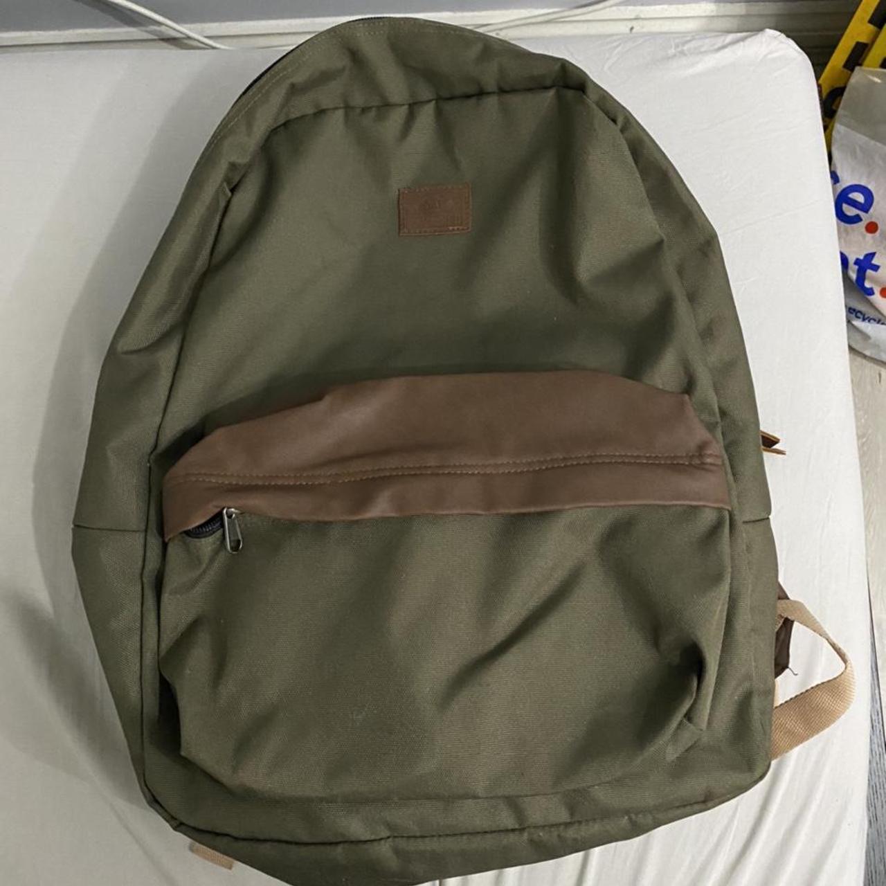 vans khaki backpack