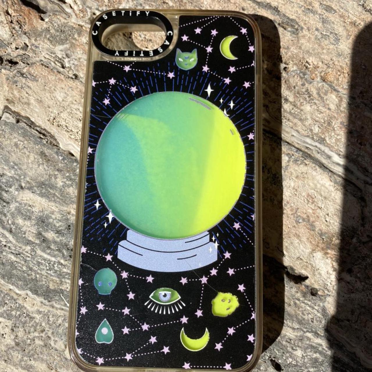 Casetify Neon Sand Case Casetify Neon Sand Crystal Ball IPhone Or