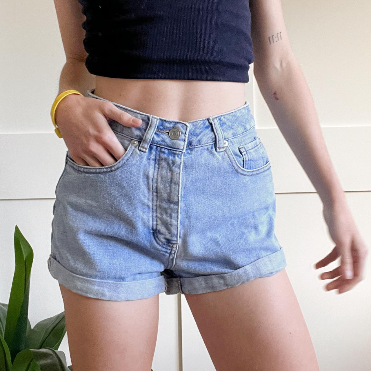 Brandy Melville Jean Shorts size 26! These shorts... Depop