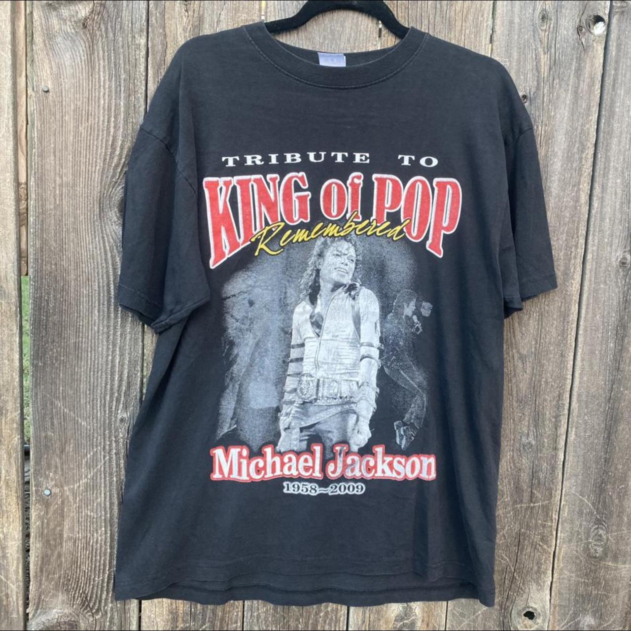 Michael Jackson King of Pop Shirt Vintage Michael - Depop