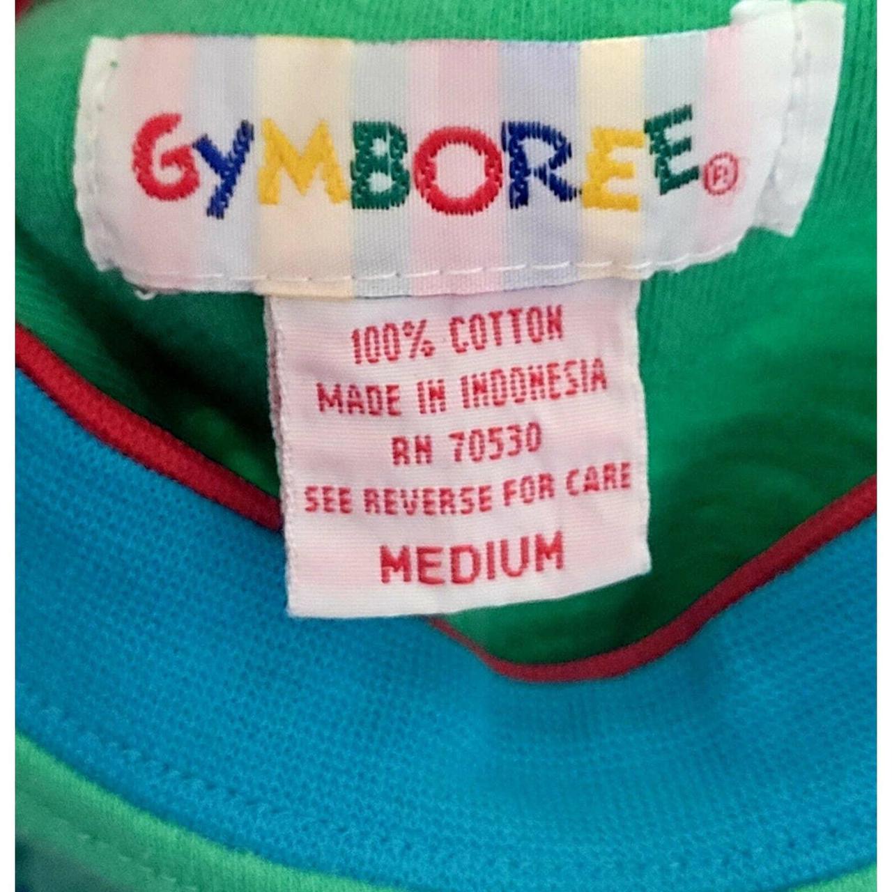 Vintage Gymboree Rainbow Tag Baby Boy's Colorblock... - Depop