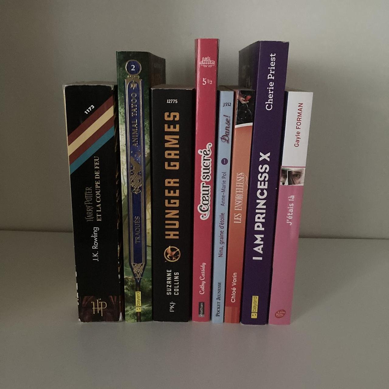 french books 1 book => 4 chf 2 books => 7 chf 3... - Depop