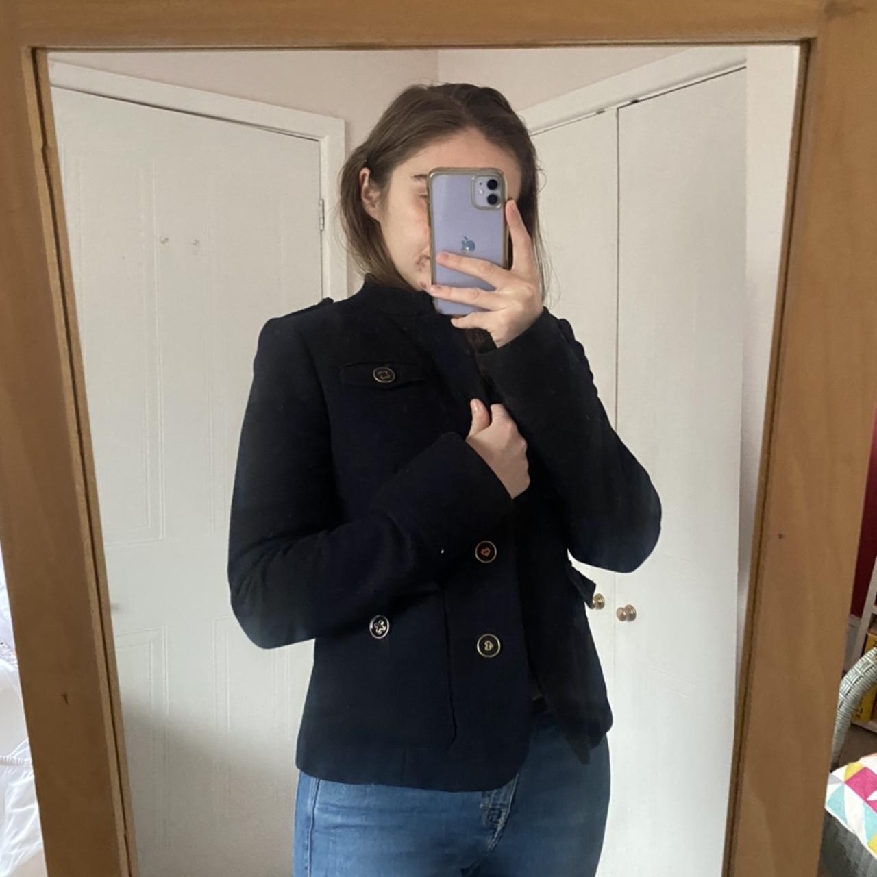 NW3 Hobbs military style jacket size 10. Really... Depop