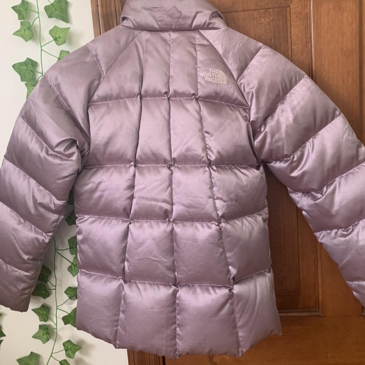 rose gold north face coat