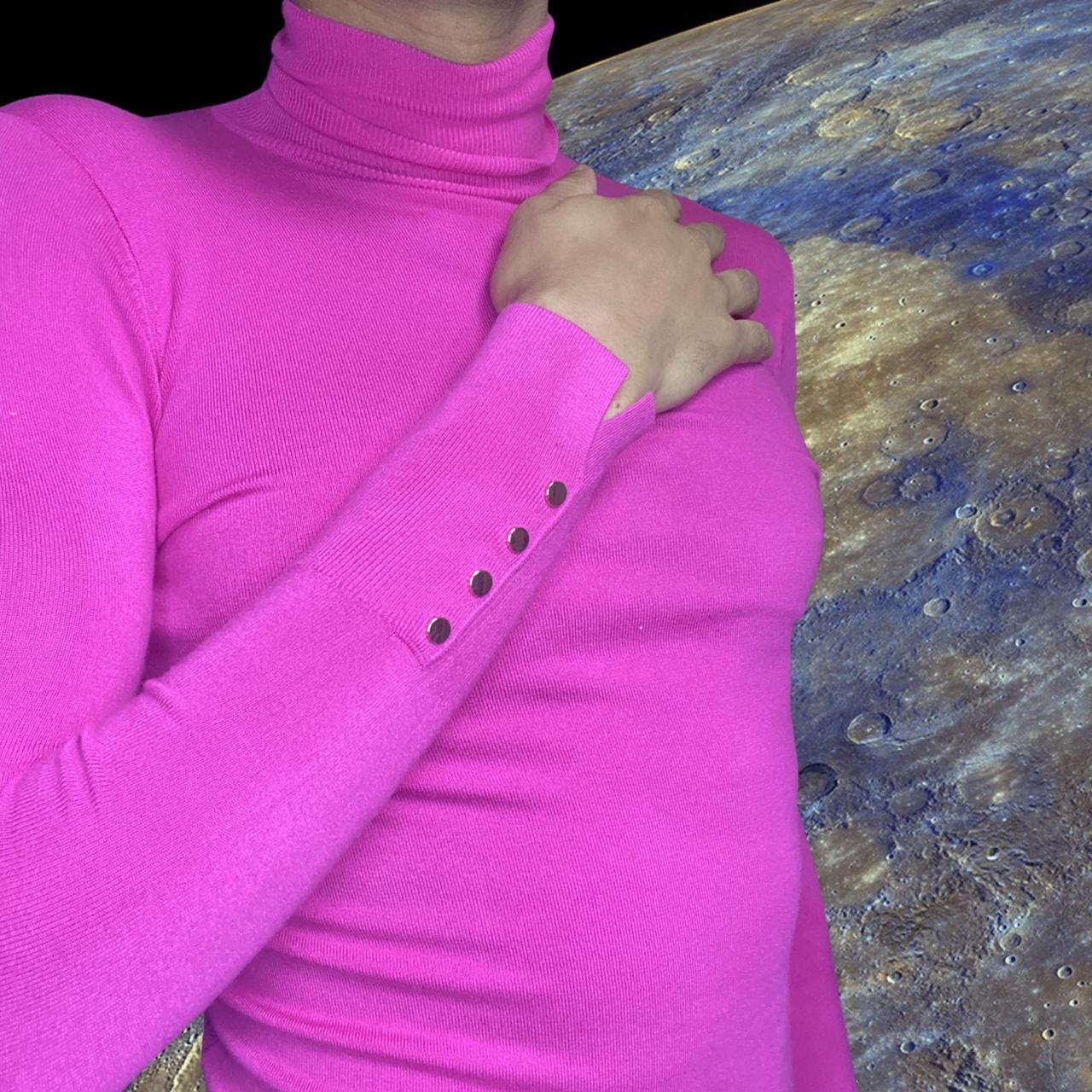 Zara Women's Pink Jumper Depop
