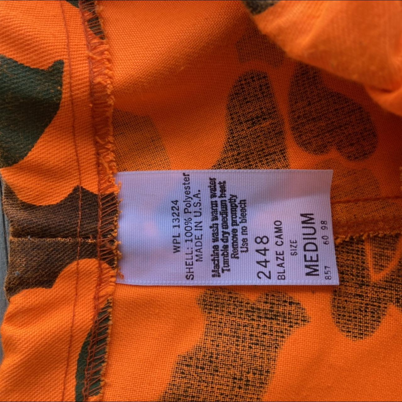 Blaze orange camouflage pants 🔲 SIZE Medium ️... Depop