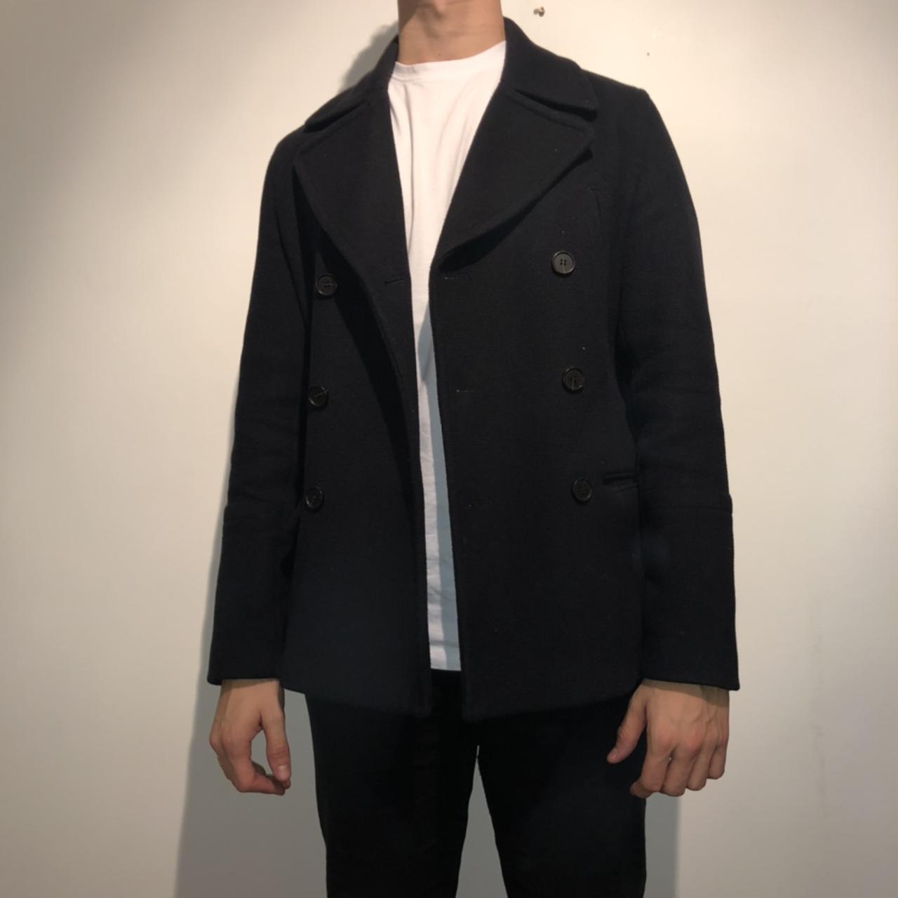 new look mens pea coat