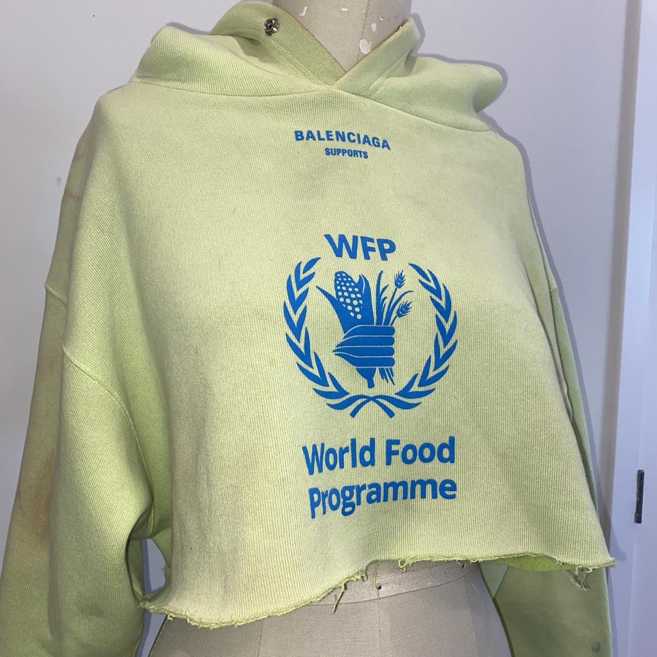 Balenciaga supports 2025 wfp hoodie