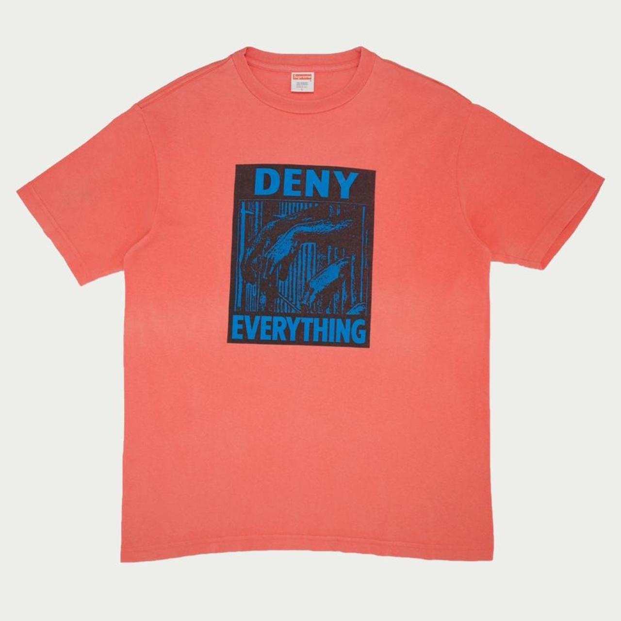 Supreme 2007 Deny Everything T Shirt, Details:, •100%...