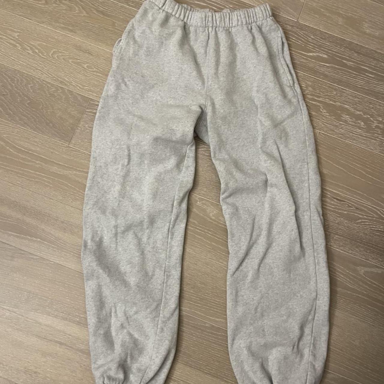 Grey brandy Melville sweats - excellent condition -... - Depop