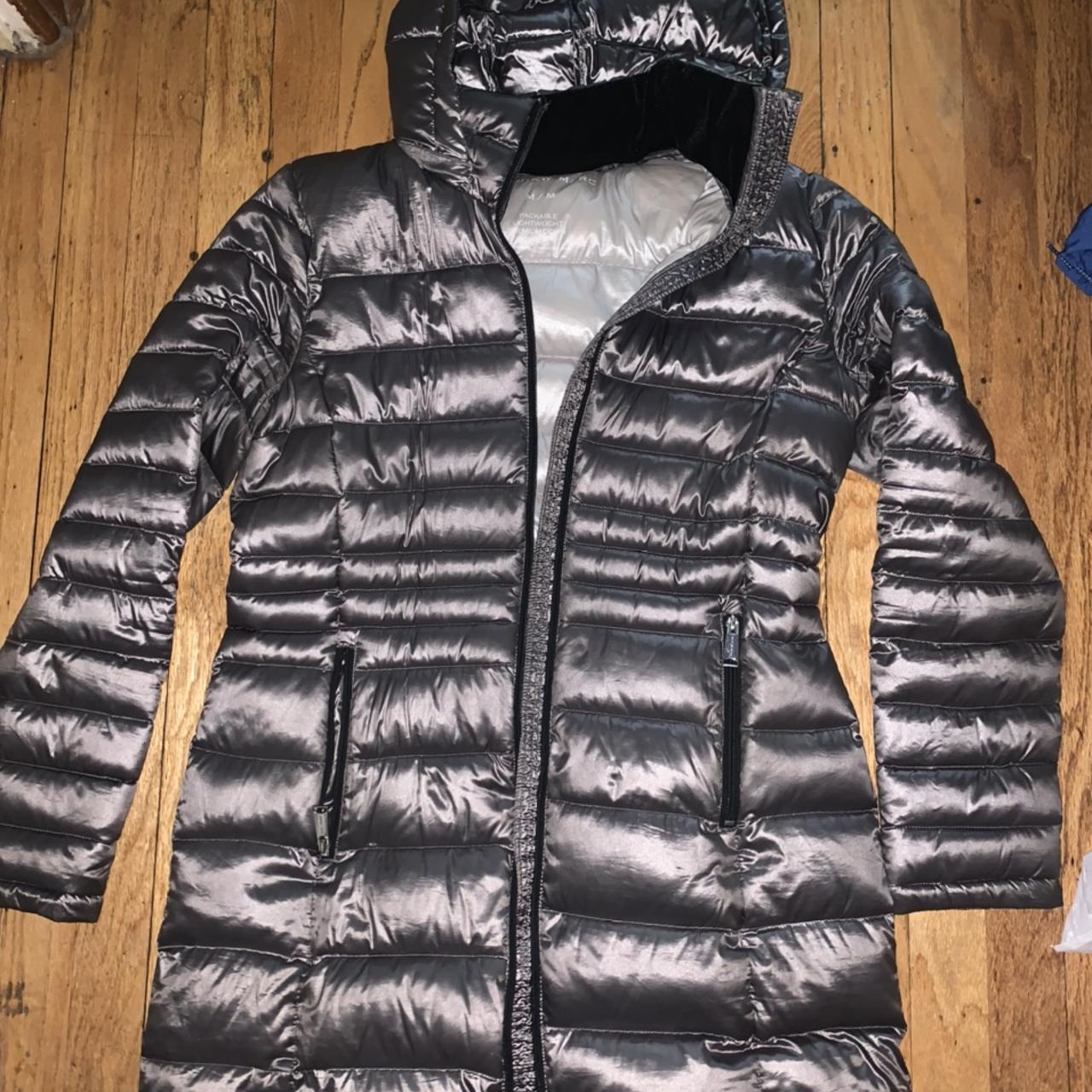 Andrew Marc puffer coat Women’s med Packable,... - Depop