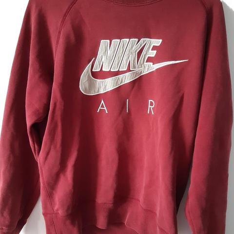 Dyed Red Sox vintage Nike light maroon and black - Depop