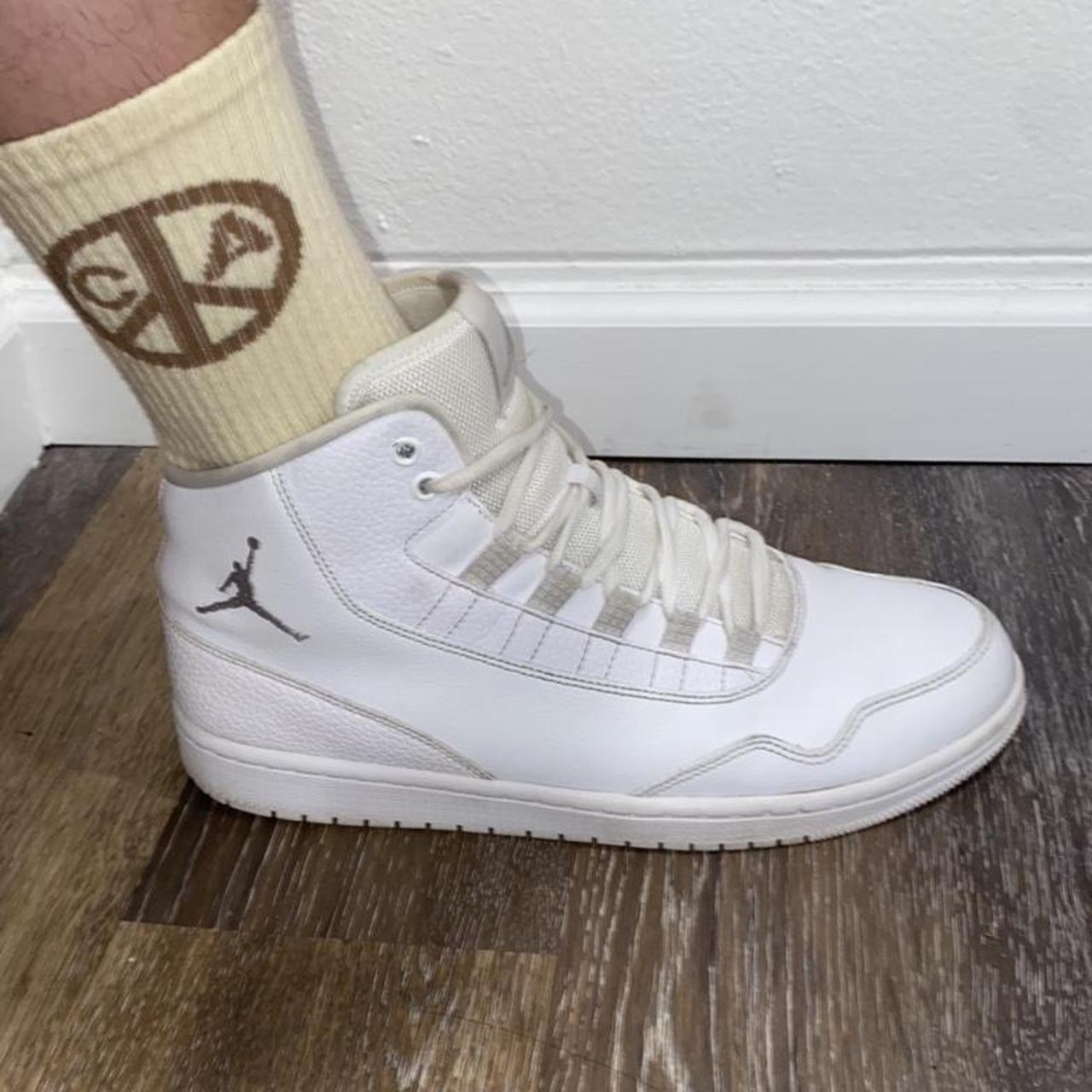 pink and white jordan 11 high top