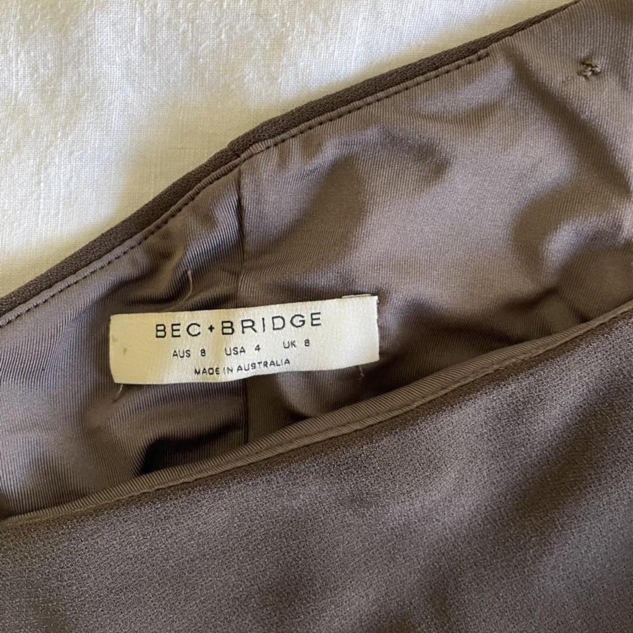 Bec & Bridge Women's Brown Dress | Depop