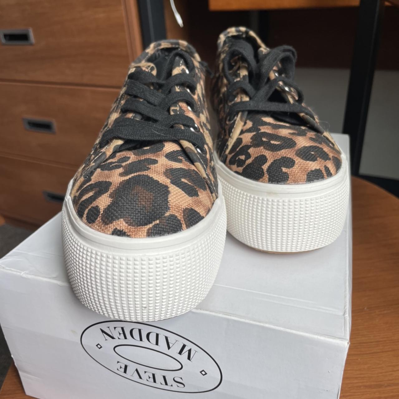steve madden platform sneakers cheetah