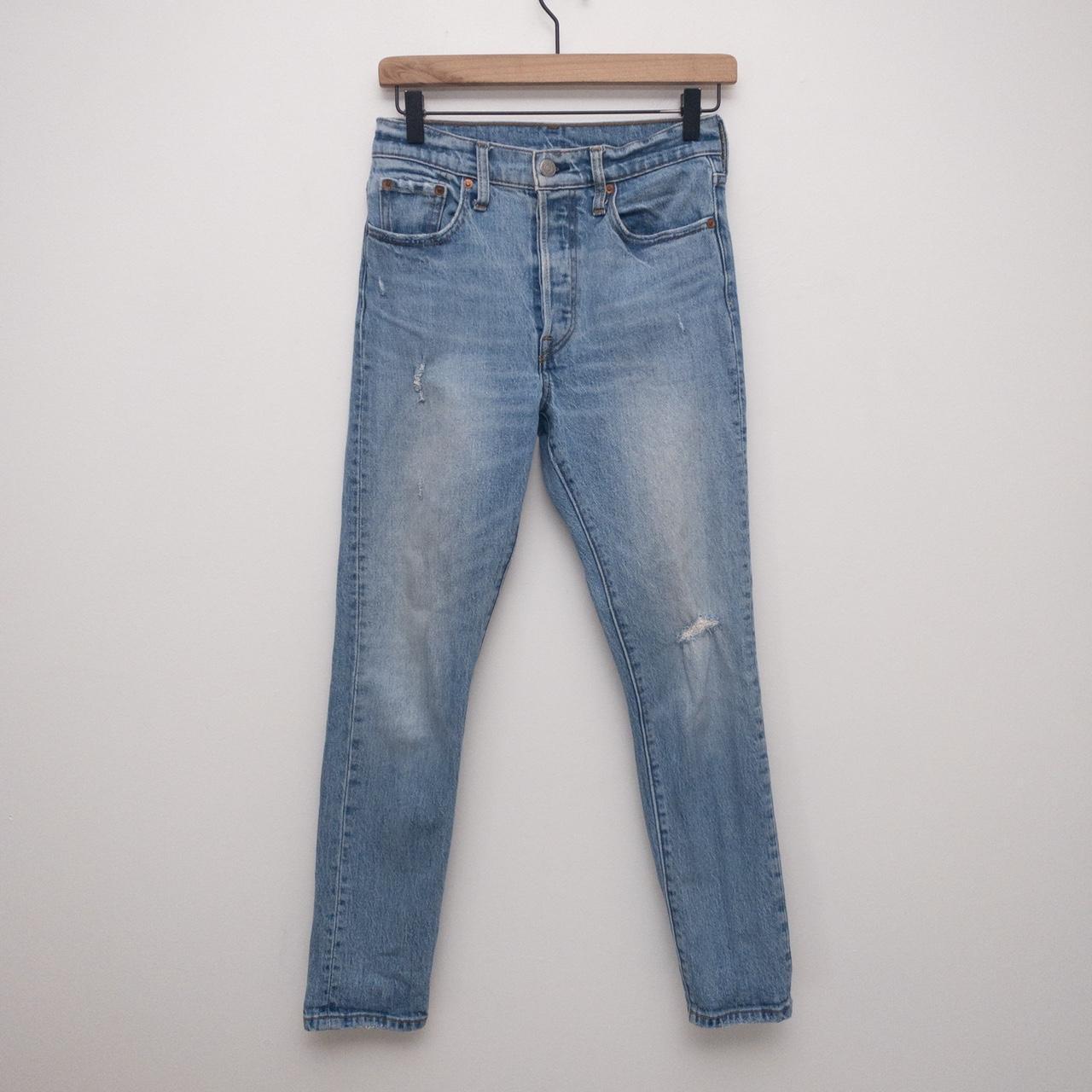 levi's 501 skinny post modern blues