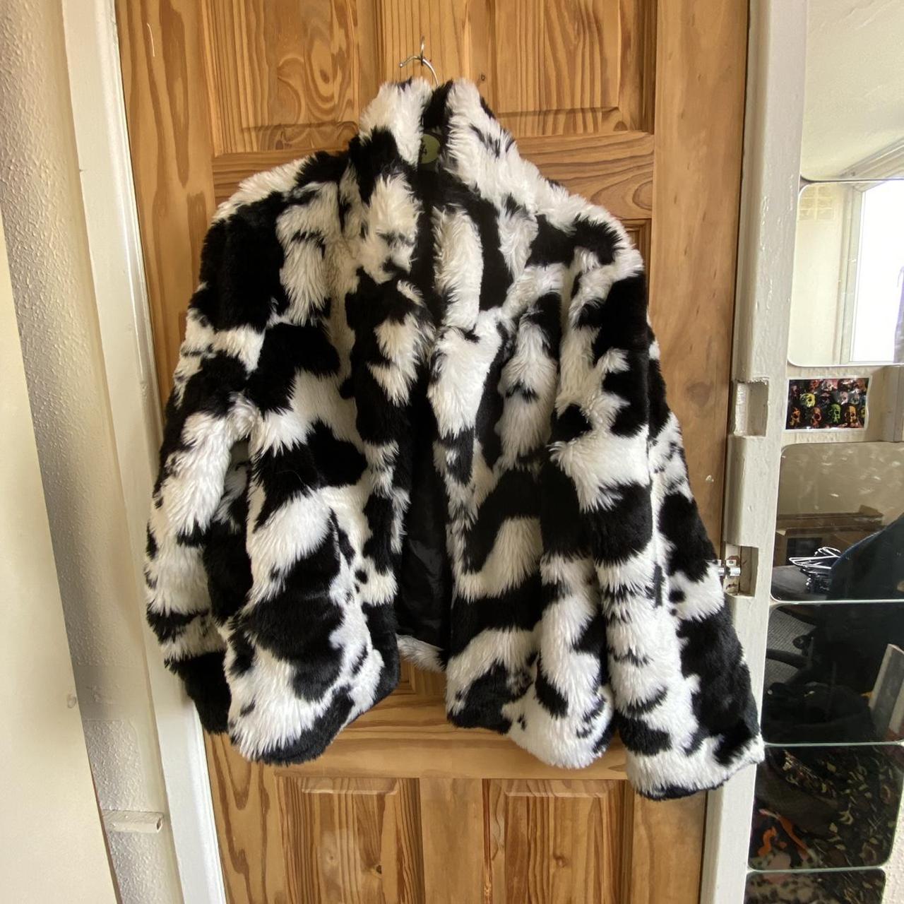 nasty gal cow print boots