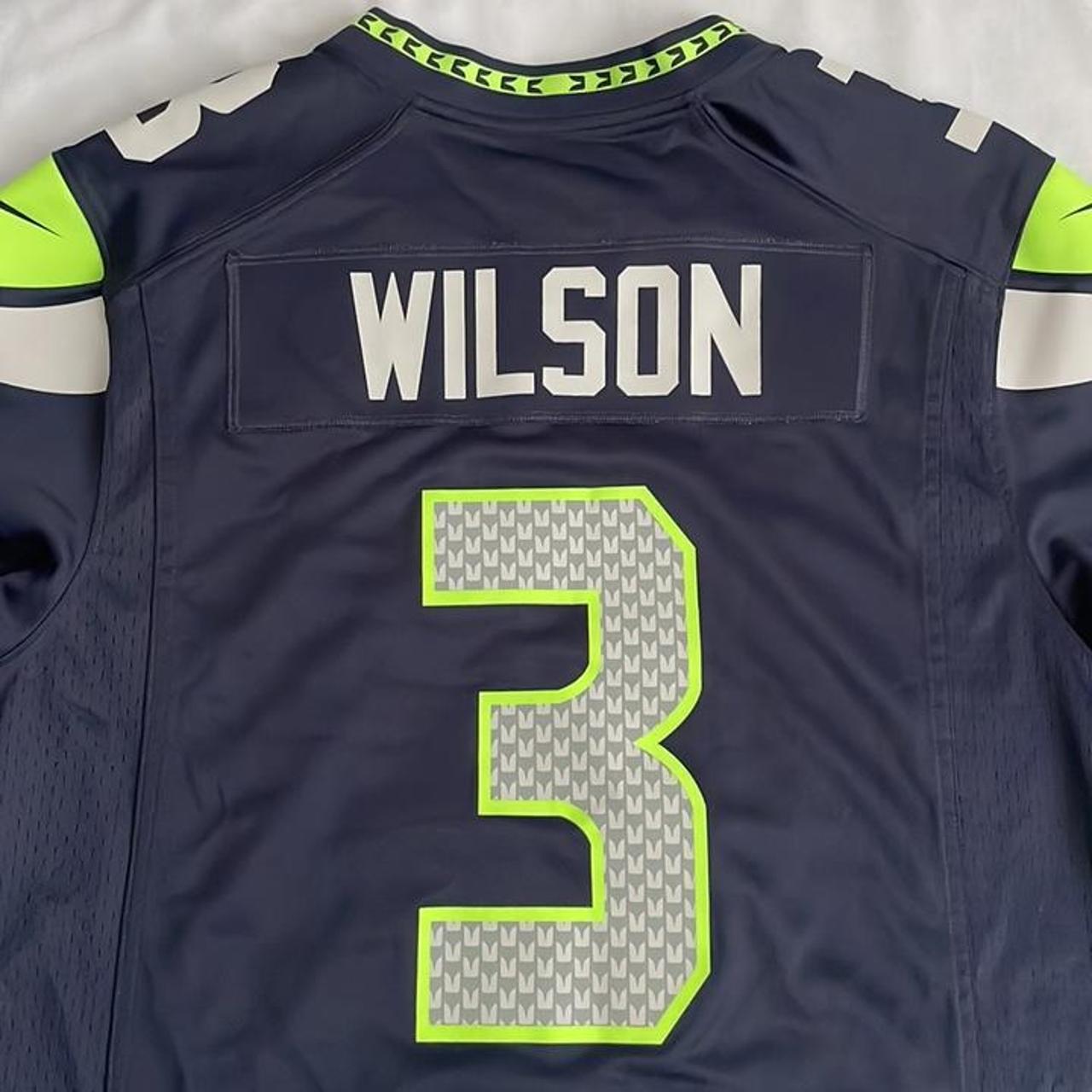 Seattle Seahawks Russell Wilson #3 Jersey Size: - Depop