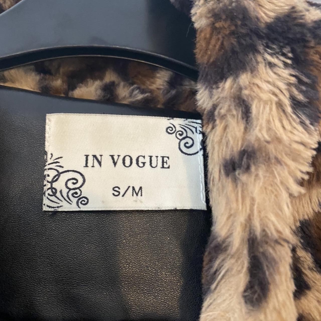 In Vogue TK Maxx Leopard print faux fur jacket Depop
