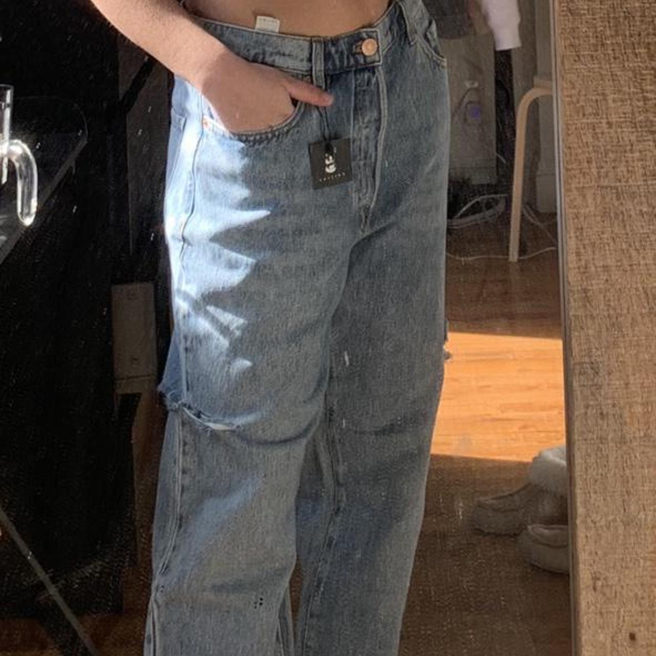 garage 90s boyfriend jeans