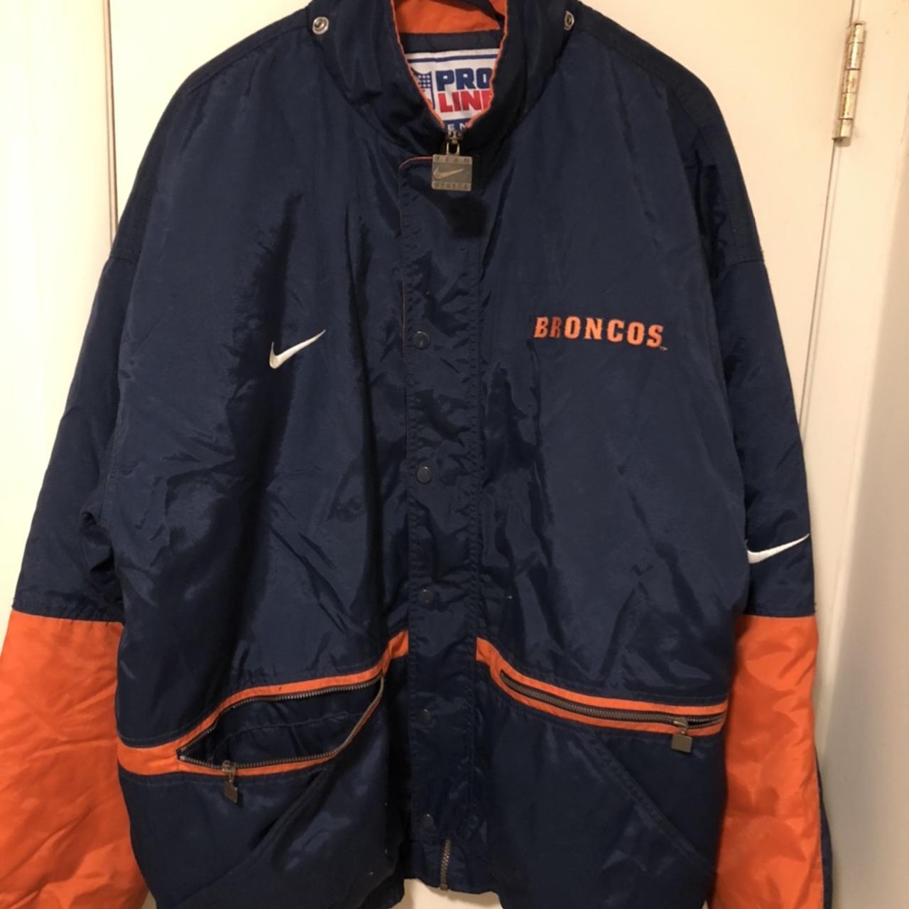 Vintage Denver Broncos Jacket Size: - Depop