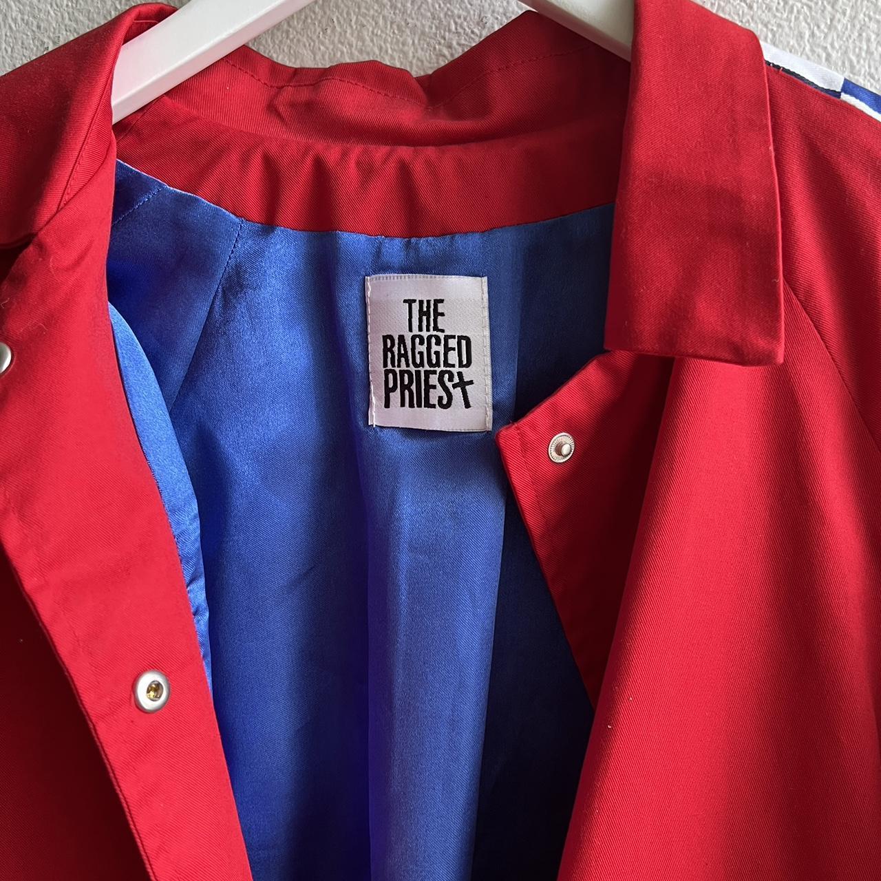 The Ragged Priest Men's Red and Blue Jacket (2)