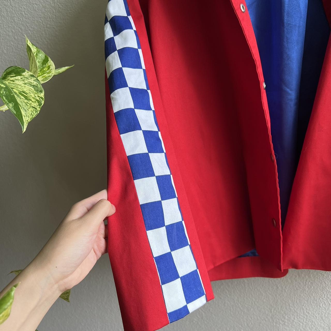 The Ragged Priest Men's Red and Blue Jacket (3)